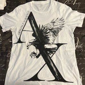 Armani Exchange White and Black Logo